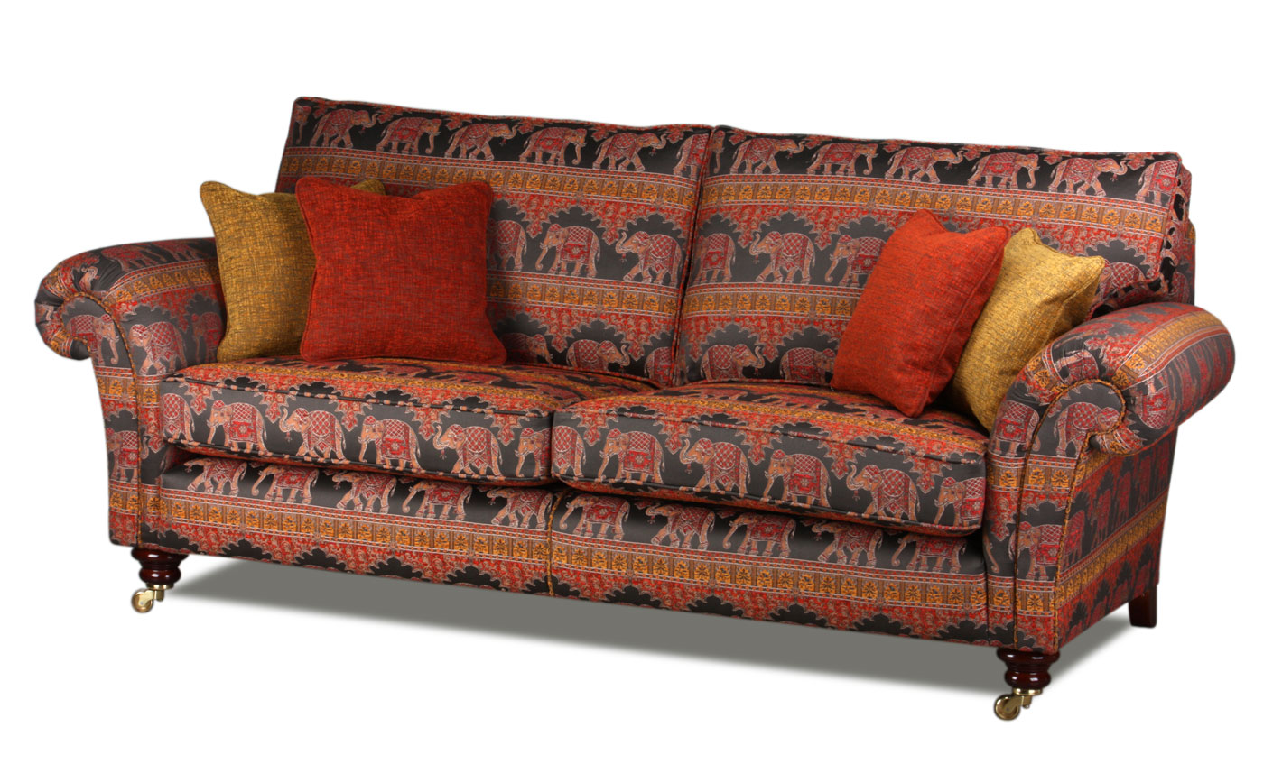 Baxter Grand Sofa im Stoff Ceylon Falme