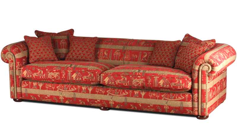 Metropolitan XXL Sofa in Stoffbezug Cleopatra Red